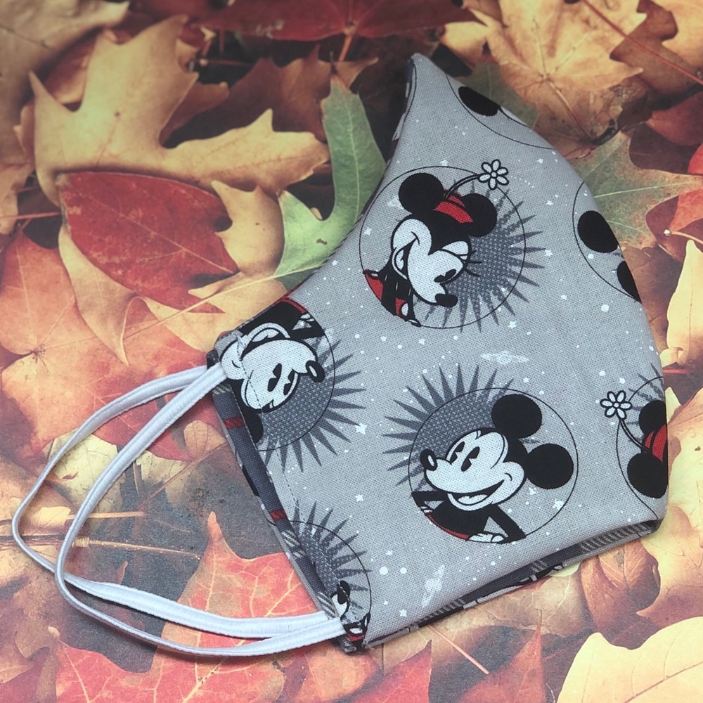 Mickey and Minnie Mouse mask